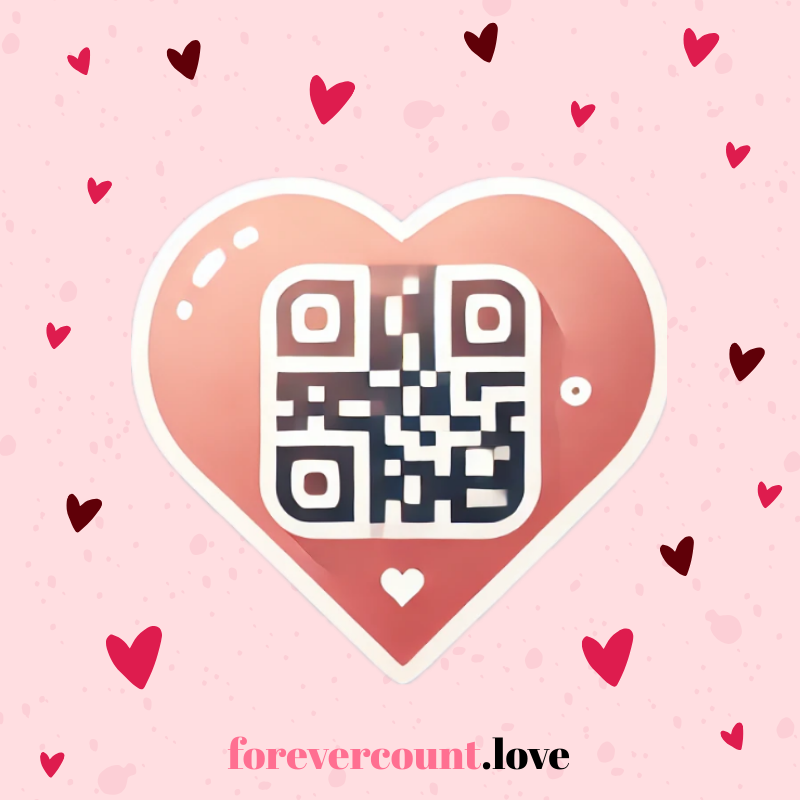 QR Code personalizado para presente romântico - ideia criativa para aniversário de namoro